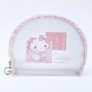 Hello Kitty Balletcore Clear Matte Makeup Pouch 120x160x50mm