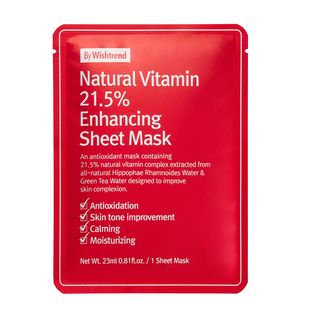 By Wishtrend Natural Vitamin 215 Enhancing Sheet Mask 1Pc by wishtrend kopen in de aanbieding By Wishtrend Natural Vitamin 215 Enhancing Sheet Mask 1Pc by wishtrend kopen in de aanbieding