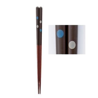 Natural Wood Marumon Chopsticks Dark Brown 1 pc