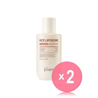 make p:rem - Rice Liposome Panthenol Moisture Toner 2pcs Bundle Set 200ml x 2 pcs