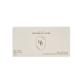 HEVEBLUE - Multiway Unbleached Biodegradation 100% Cotton Pad 80 pcs
