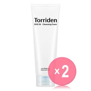 Torriden - DIVE IN Low Molecular Hyaluronic Acid Cleansing Foam 2pcs Bundle Set 150ml x 2 pcs