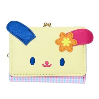 Sanrio Usahana Wallet with Clasp Closure 106×77×30mm