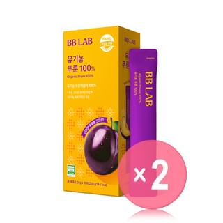 BB LAB Organic Prune 100% 2pcs Bundle Set 20g x 10 sticks x 2 pcs