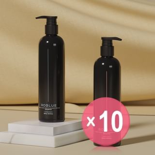 ROBLUE - Mildly Acidic Scalp Cleansing Perfume Shampoo - 2 Types 10pcs Bundle Set Cotton Clean x 10 pcs