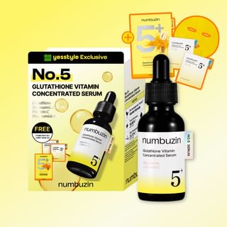 numbuzin - YesStyle Exclusive No.5+ Glutathione Vitamin Concentrated Serum Special Set 4 pcs