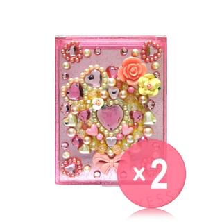 LUCKY TRENDY - Crystal Mirror Pink 2pcs Bundle Set 1 pc x 2 pcs