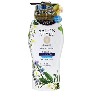 Kose Salon Style Air In Smooth Shampoo Argan Oil Organic Herbs 500Ml kose kopen in de aanbieding