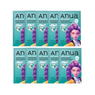 Anua - Bundle: PDRN Hyaluronic Acid Capsule 100 Serum Mask Set Kpop Demon Hunters Collaboration 10 sheets