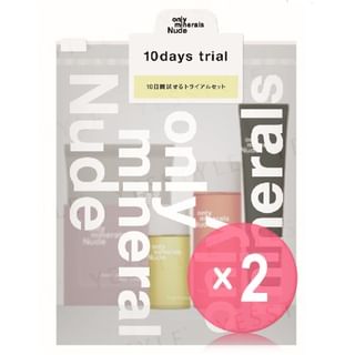 ONLY MINERALS - Nude Skincare 10 Days Trial Set 2pcs Bundle Set 1 set x 2 pcs