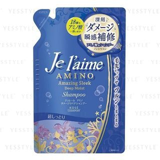 Kose Je Laime Amino Amazing Sleek Deep Moist Shampoo Refill 400Ml kose kopen in de aanbieding