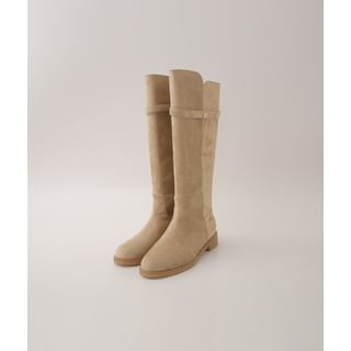 Suedette Tall Riding Boots
