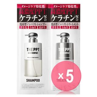 BOTTLE WORKS - THE PPT Second Impact Premium Repair Shampoo & Treatment Trial Set 5pcs Bundle Set 12ml x 2 x 5 pcs
