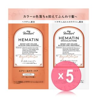 NatureLab - My Boostars Boost-Airy Volume & Color Care Shampoo & Treatment Trial Set 5pcs Bundle Set 10ml x 2 x 5 pcs