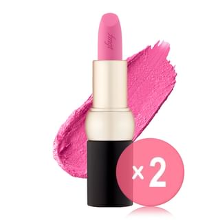 THE FACE SHOP - fmgt New Bold Velvet Lipstick - 21 Colors 2pcs Bundle Set #13 Open Toe Pink x 2 pcs