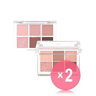 BBIA - Ready To Wear Eye Palette Flower Market Edition - 2 Types 2pcs Bundle Set #04 Vintage Flower x 2 pcs