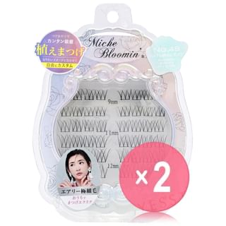 Miche Bloomin' - Eyelash Extensions 48 Natural Ext 2pcs Bundle Set 48 pcs x 2 pcs