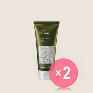 THANK YOU FARMER - Back To Iceland Cleansing Foam 120ml 2pcs Bundle Set 120ml x 2 pcs
