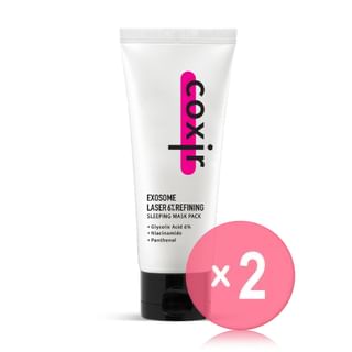 coxir - Exosome Laser 6% Refining Sleeping Mask Pack 2pcs Bundle Set 60ml x 2 pcs