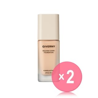GIVERNY - Milchak Cover Foundation - 9 Colors 2pcs Bundle Set 2026 Version - #23 Medium Beige x 2 pcs
