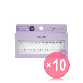 ccam bbak - Original Eyelash 2 Points - 13 Types 10pcs Bundle Set Under Black x 10 pcs