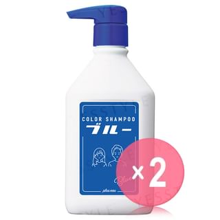 plus eau - Color Shampoo For Bleached Hair Milk Blue 2pcs Bundle Set 280ml x 2 pcs