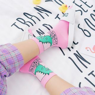 Asaida Dinosaur Print Socks asaida kopen in de aanbieding