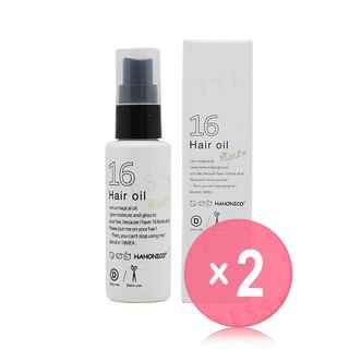 HAHONICO - Juurokuyu 16 Hair Oil 2pcs Bundle Set 60ml x 2 pcs