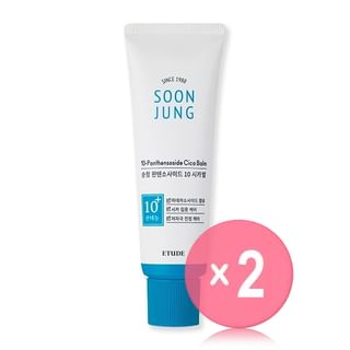 ETUDE - Soon Jung 10-Panthensoside Cica Balm 2pcs Bundle Set 50ml x 2 pcs