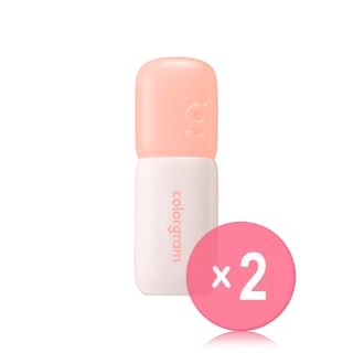 colorgram - Nude Blur Tint - 18 Colors 2pcs Bundle Set 2026 Version - #15 Light Apricot x 2 pcs