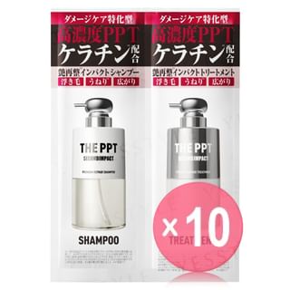 BOTTLE WORKS - THE PPT Second Impact Premium Repair Shampoo & Treatment Trial Set 10pcs Bundle Set 12ml x 2 x 10 pcs