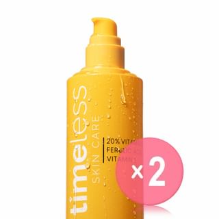 Timeless Skin Care - 20% Vitamin C + E Ferulic Acid Serum Jumbo 2pcs Bundle Set 120ml x 2 pcs