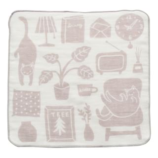 kissa Towel Handkerchief Living White 1 pc