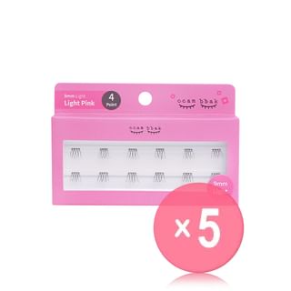 ccam bbak - Original Eyelash 4 Points - 9 Types 5pcs Bundle Set 9mm Light x 5 pcs