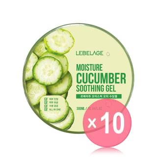 LEBELAGE - Moisture Soothing Gel - 9 Types 10pcs Bundle Set 2025 Version - Cucumber x 10 pcs