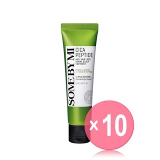 SOME BY MI - Cica Peptide Anti Hair Loss Derma Scalp Treatment 10pcs Bundle Set 2024 Version - 50ml x 10 pcs