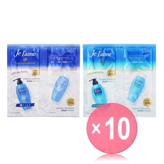 Kose - Je l'aime iP Thalasso Repair Shampoo & Treatment Sachet Set 10pcs Bundle Set