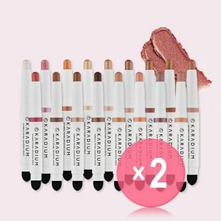 KARADIUM - Shining Pearl Shadow Stick - 13 Colors 2pcs Bundle Set 2024 Version - #17 Milk Tea x 2 pcs