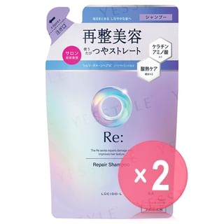 Mandom - Lucido-L Re: Repair Shampoo Refill 2pcs Bundle Set 300ml x 2 pcs