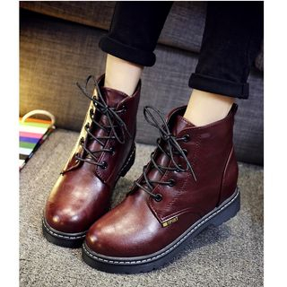 Satomi Lace Up Ankle Boots Fleece Lining Gray 36 satomi kopen in de aanbieding Satomi Lace Up Ankle Boots Fleece Lining Gray 36 satomi kopen in de aanbieding