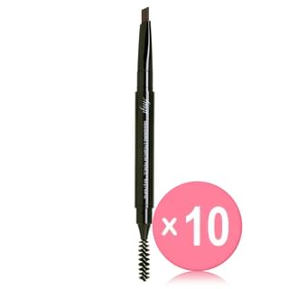 THE FACE SHOP - fmgt Designing Eyebrow - 6 Colors 10pcs Bundle Set #04 Black Brown x 10 pcs
