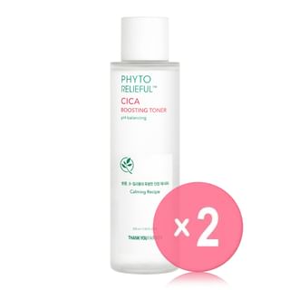 THANK YOU FARMER - Phyto Relieful Cica Boosting Toner 2pcs Bundle Set 200ml x 2 pcs