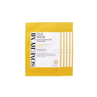 SOME BY MI - Yuja Niacin Blemish Care Serum Mask Bundle Set Renewed - 25g x 5 sheets