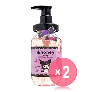 ViCREA - Sanrio Kuromi &honey Melty Moist Repair Shampoo 2pcs Bundle Set 440ml x 2 pcs
