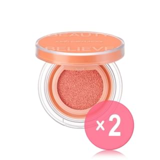 JUNG SAEM MOOL - Artist Cushion Blush - 10 Colors 2pcs Bundle Set Peach Nectar x 2 pcs