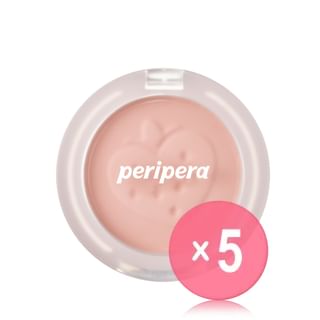 peripera - Pure Blushed Sunshine Cheek Soft Berry Edition - 2 Colors 5pcs Bundle Set #26 Fluffy Berry x 5 pcs