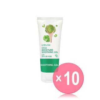 LEBELAGE - Moisture Soothing Gel Mini - 5 Types 10pcs Bundle Set 2025 Version - Cica x 10 pcs