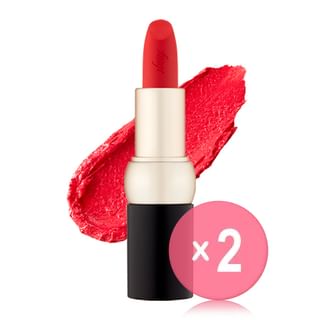 THE FACE SHOP - fmgt New Bold Velvet Lipstick - 21 Colors 2pcs Bundle Set #19 Festival Red x 2 pcs