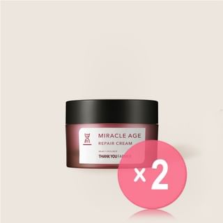 THANK YOU FARMER - Miracle Age Repair Cream 50ml 2pcs Bundle Set 50ml x 2 pcs