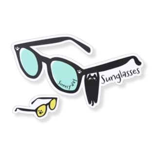 With Cat Series Decorative Iron-on Patch Sunglasses 1 pc